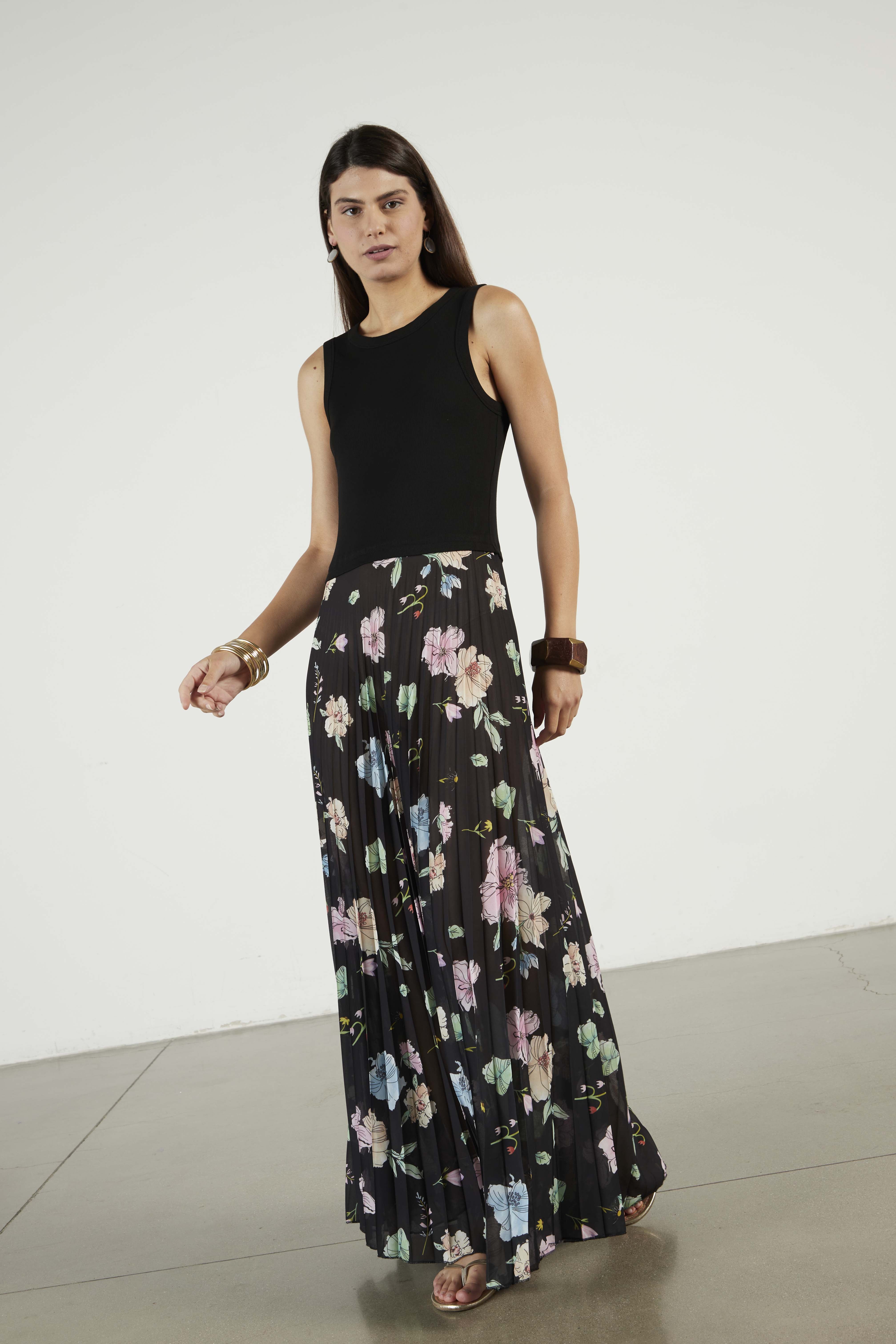 Tank top dress Black