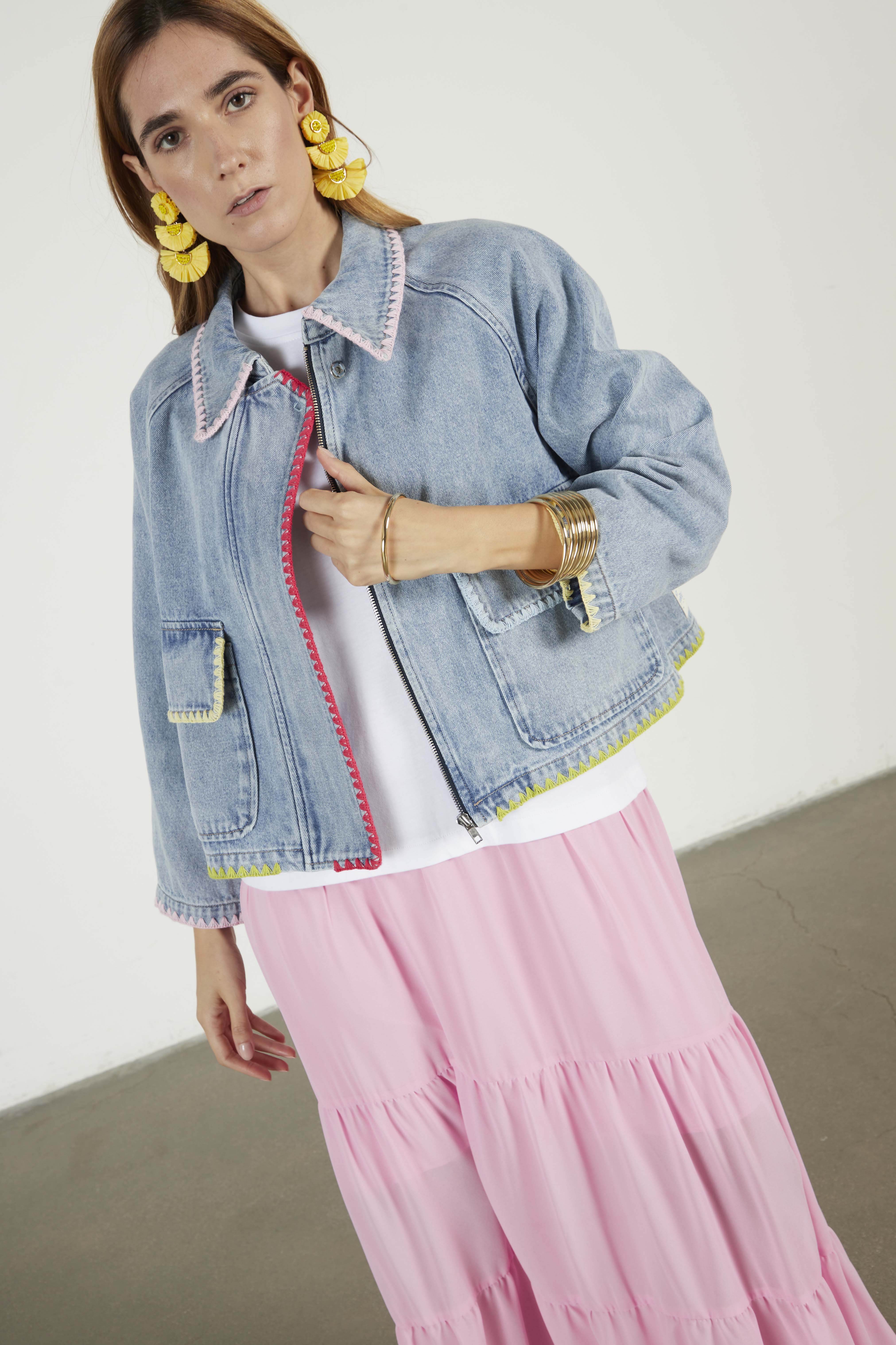 Embroidery Denim Jacket