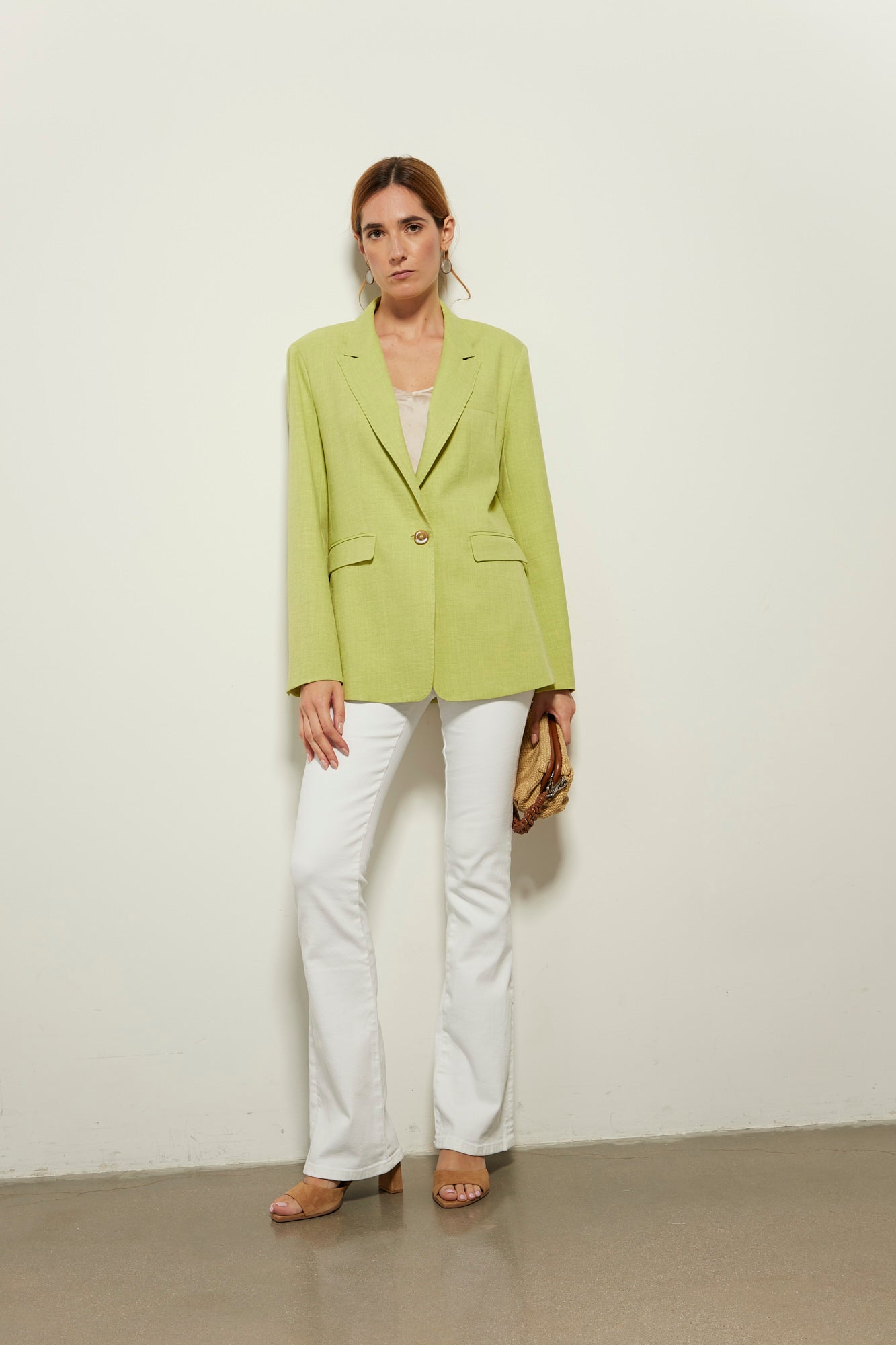 Single-breasted Blazer Apple Green