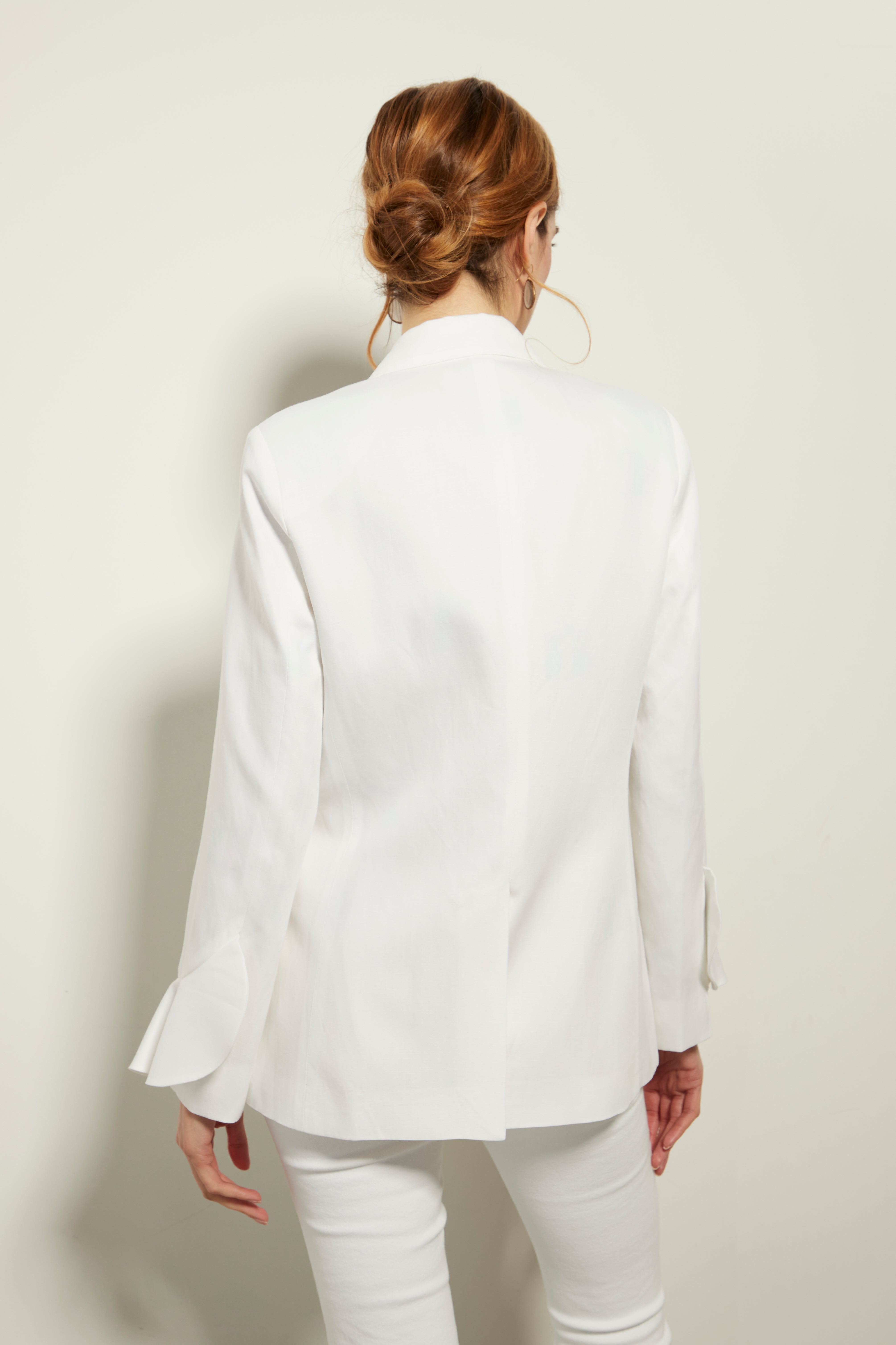 Double-breasted Blazer White