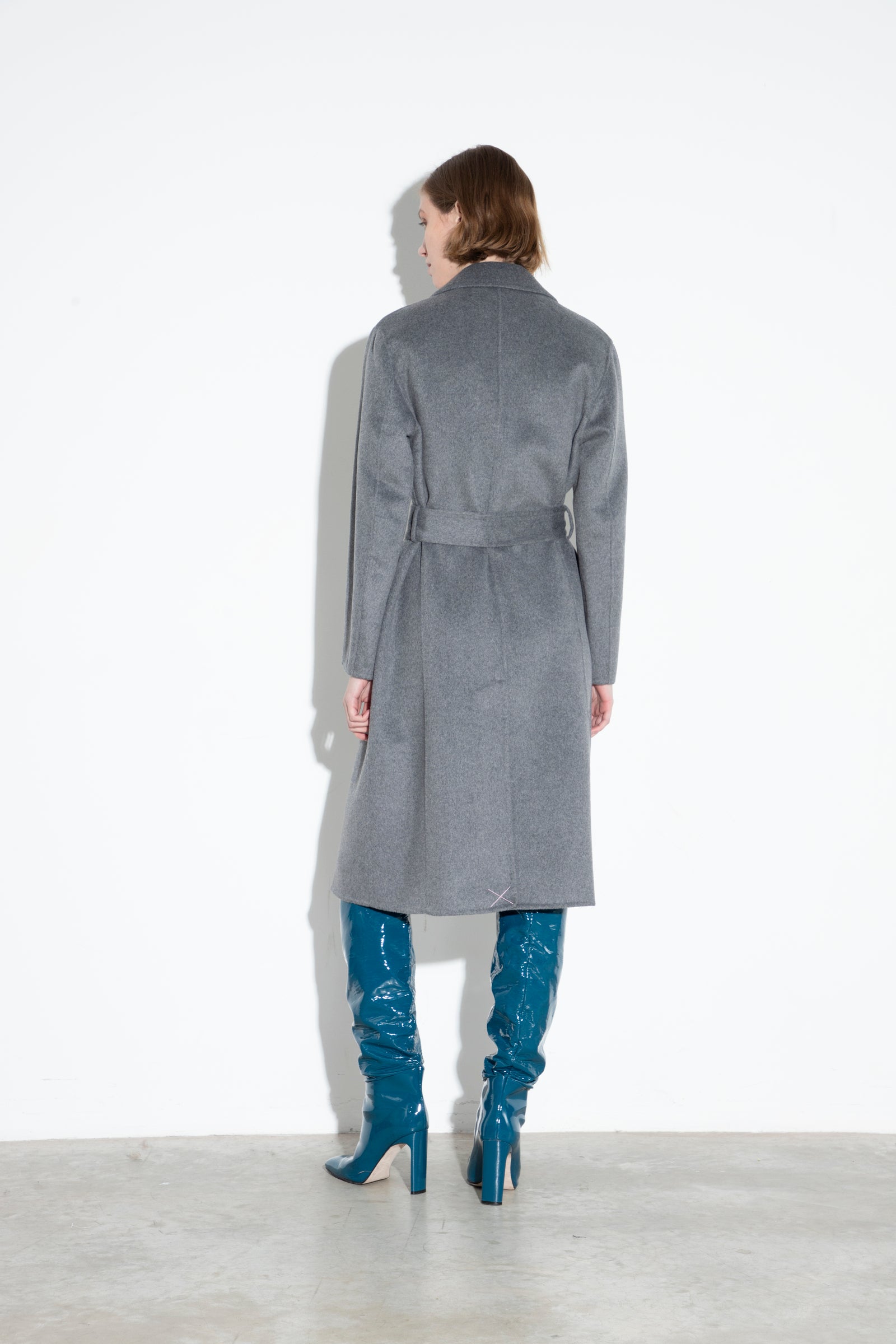 Doublebreasted Wool Coat Grey