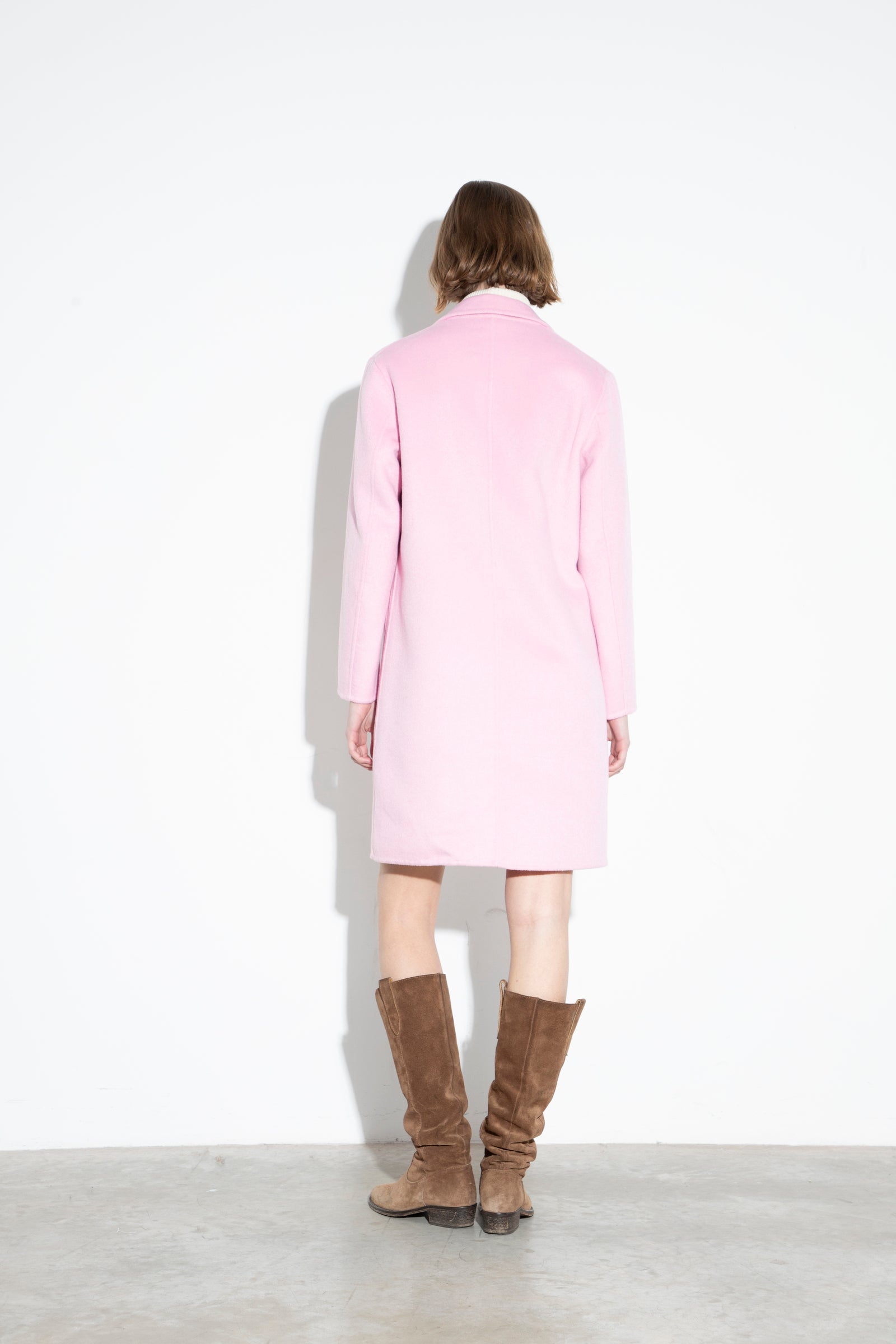 Wool Coat Pink