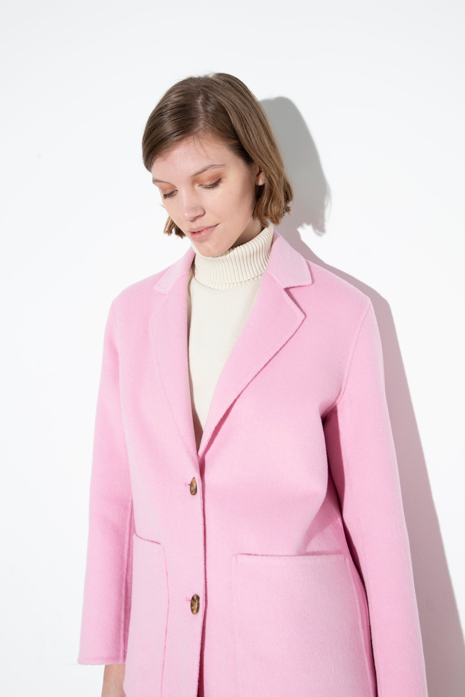 Wool Coat Pink