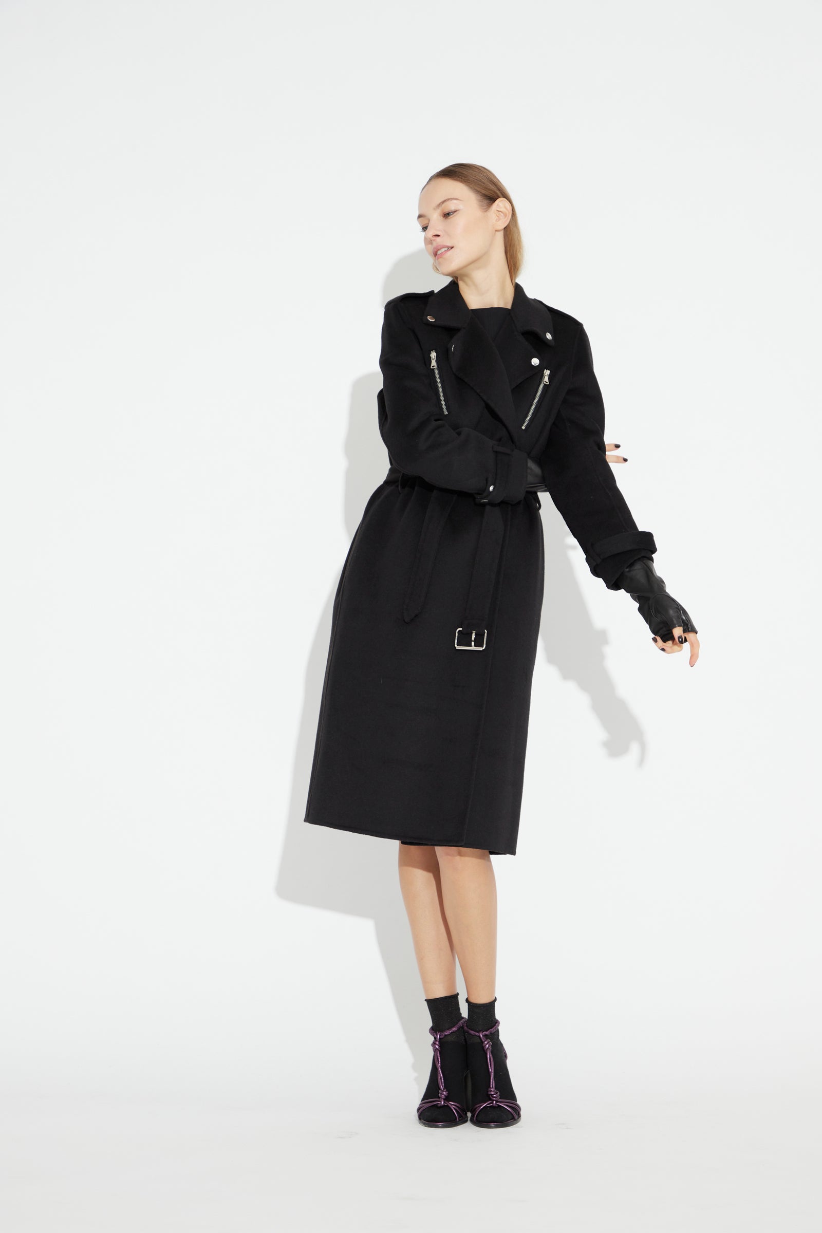 Kiodo Wool Coat Black