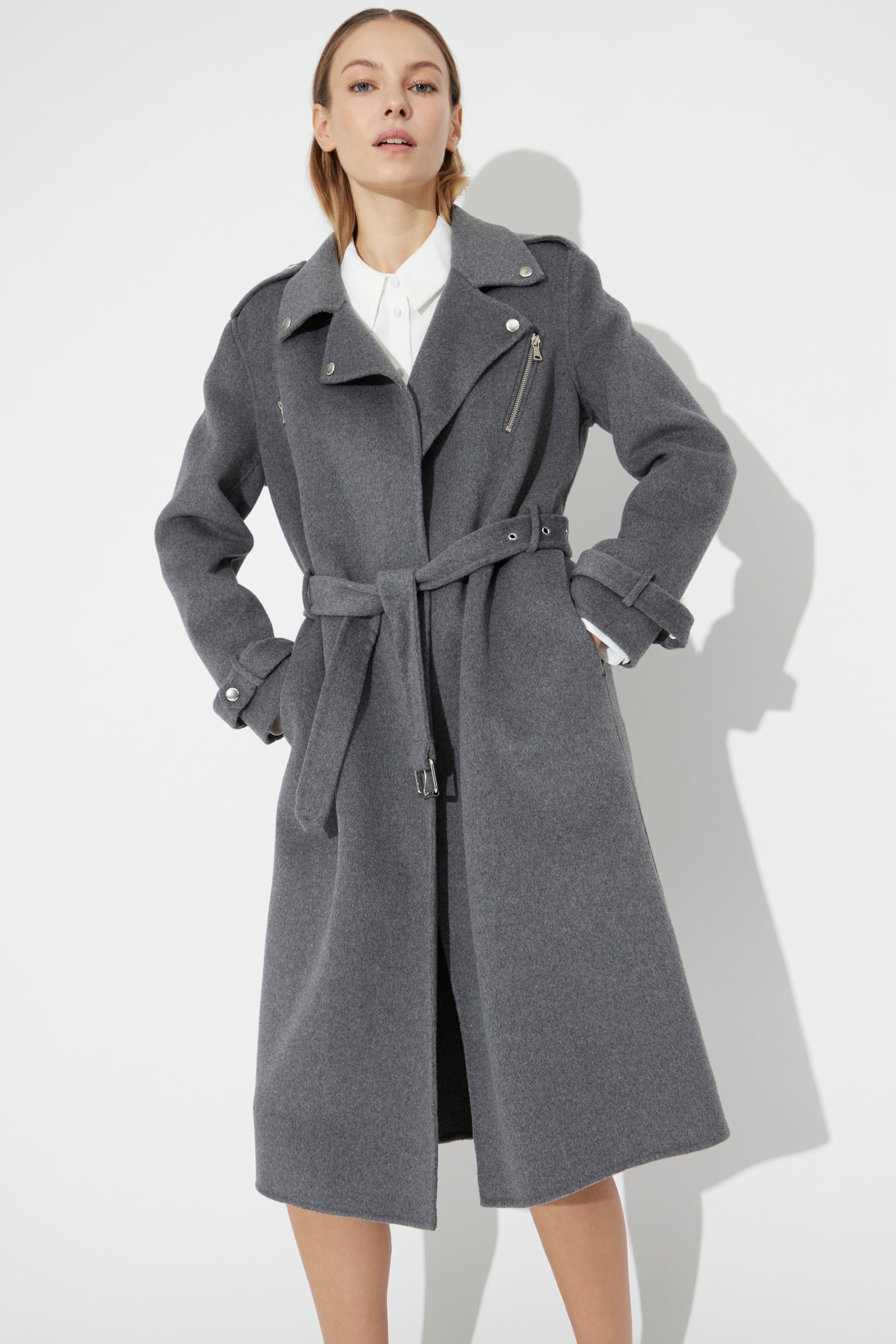 Kiodo Wool Coat Grey