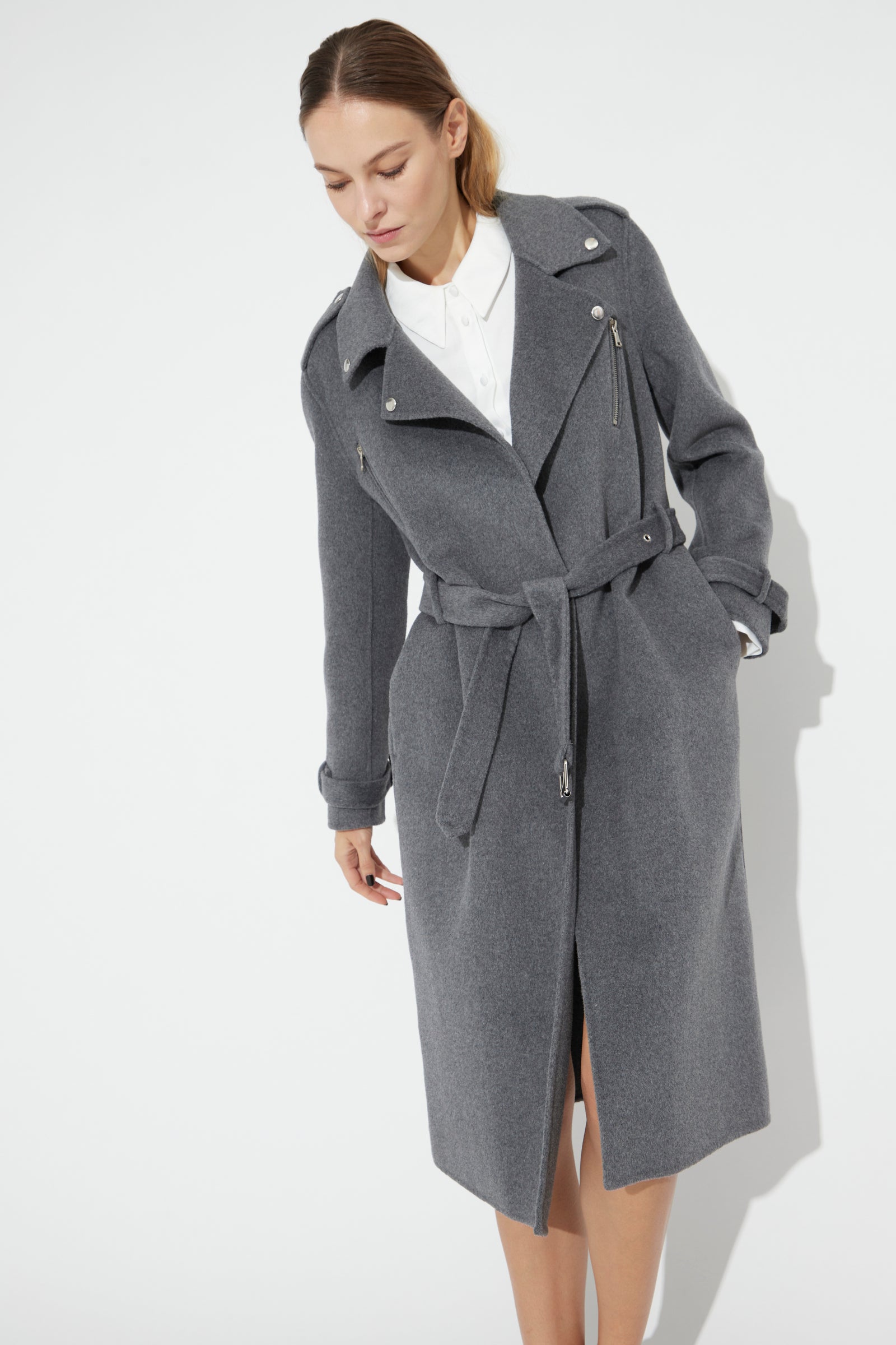 Kiodo Wool Coat Grey